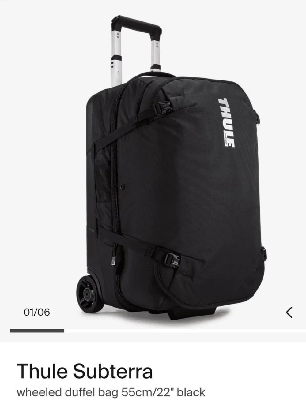Thule Subterra wheeled duffel bag 55cm/22